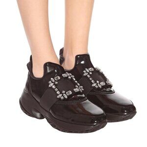 Roger Vivier Viv' Run Strass Buckle Sneakers